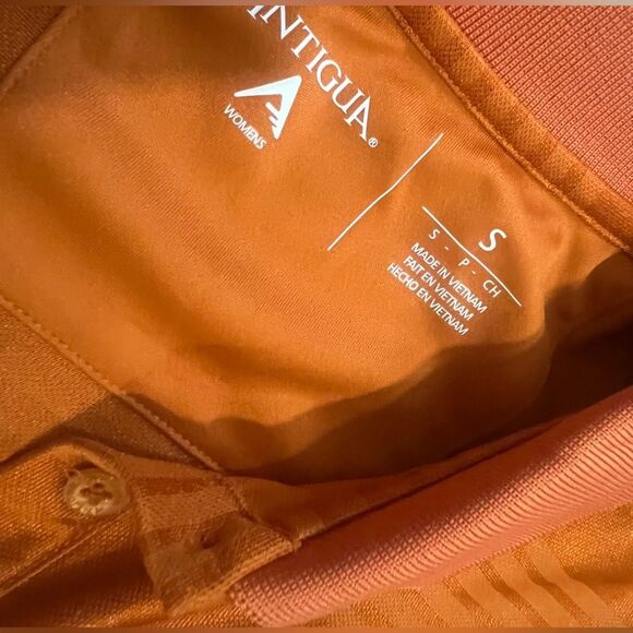 Antigua Burnt Orange Women's UT Polo Shirt size S - Picture 6 of 9
